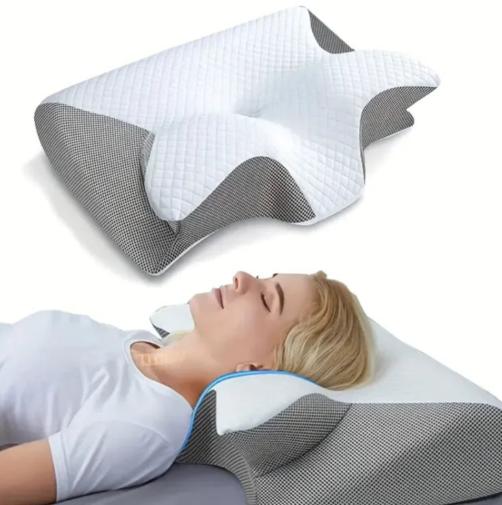 Cervical memory foam pillow