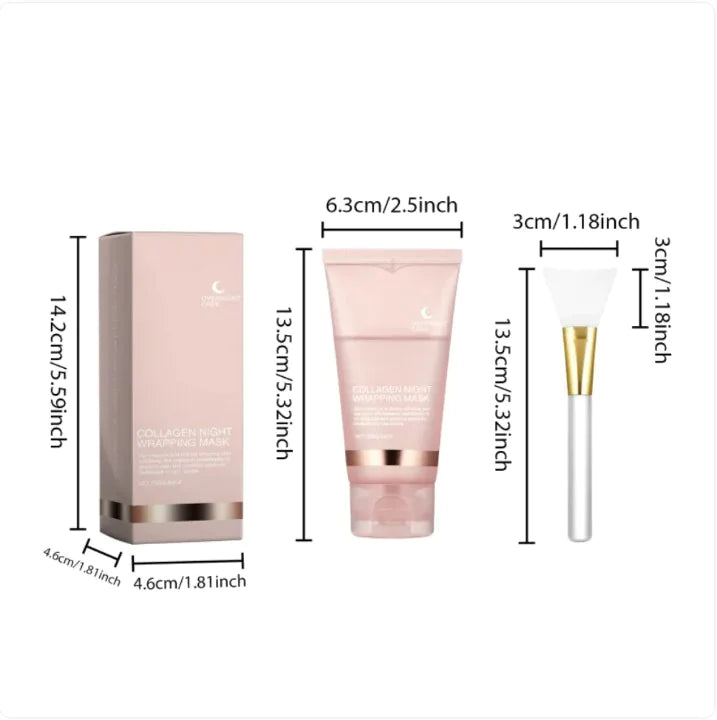 Maschera detergente al collagene